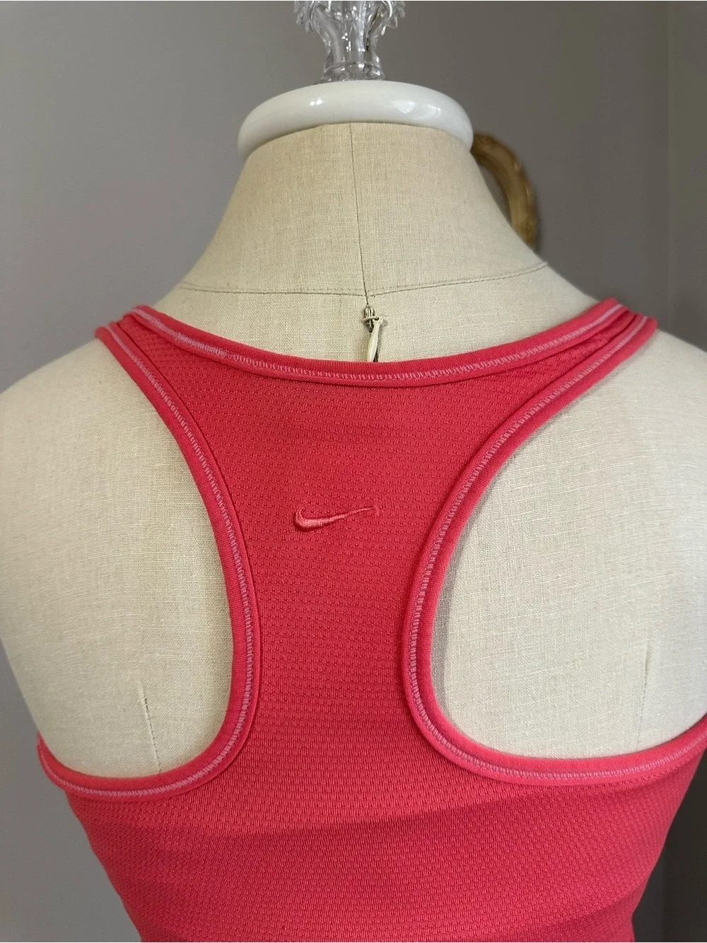 Vintage Nike Pink Coral Dri-FIT Racerback Tank